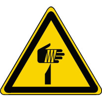 Panneau danger élément pointu ISO 7010 - W022