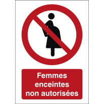 Signalisation Femmes enceintes non autorisées - P0