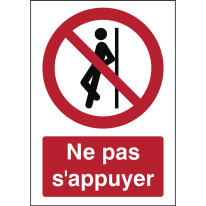 Signalisation Ne pas s´appuyer - P041F