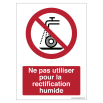 Signalisation Ne pas utiliser pour rectification h