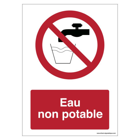 Signalisation Eau non potable - P005F