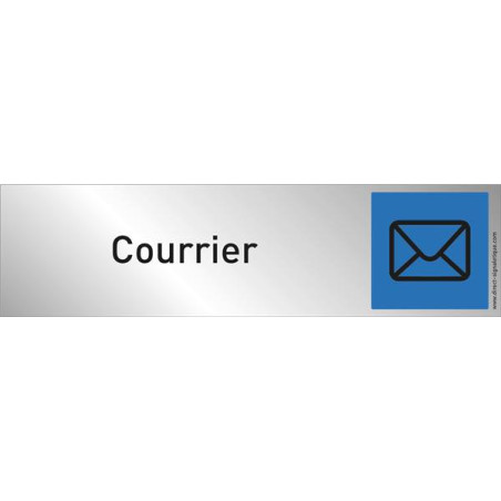 Plaque plexi couleur ´Courrier´