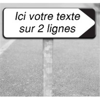 Kit de panneau de parking type D29 - 2 lignes