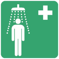 Panneau douche de sécurité ISO 7010 - E012