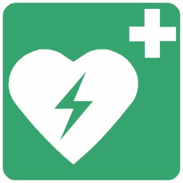 Panneau défibrillateur automatique externe pour le