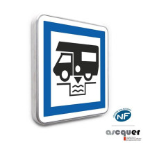 Panneau Station de vidange pour camping car - CE24