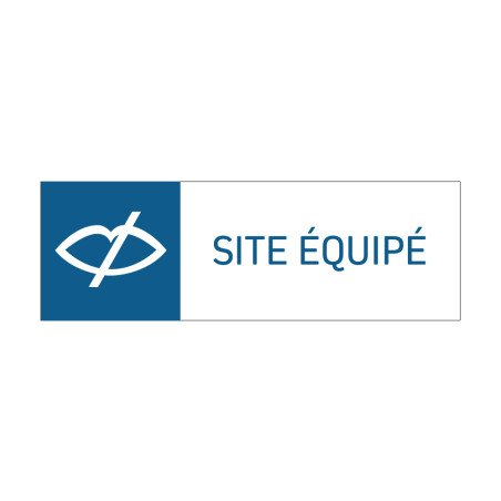 Panneau Site équipé pour muets