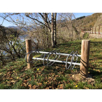 Support vélo bois et acier