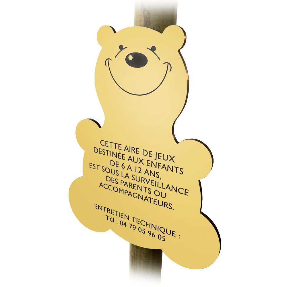 Panneau Signalétique "ATTENTION TRAVERSEES FREQUENTES DE CHATS" - ABS Anti-UV, Fabriqué En France