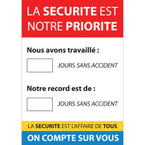 Panneau record sans accident