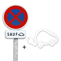 Pack stationnement voiture électrique - Routier + 