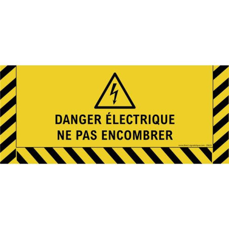 Marquage signalisation au sol danger électrique IS