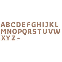 Lettres en relief en bois d´érable - Direct Signalétique