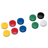 Lot de 10 aimants assortis ø 20 mm