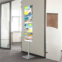 Totem modulable avec insertion affiche