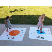 10 Tapis de distanciation sociale pour Ecole - 1.5