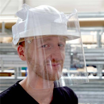 Visière de protection pour casque de chantier