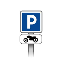 Kit Panneaux Stationnement pour motos - C1a+M4c