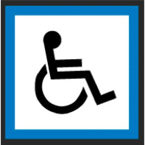 Marquage au sol thermocollé Fauteuil Roulant - CE1
