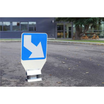 Panneau auto-relevable - Balise J5 - fixation sur