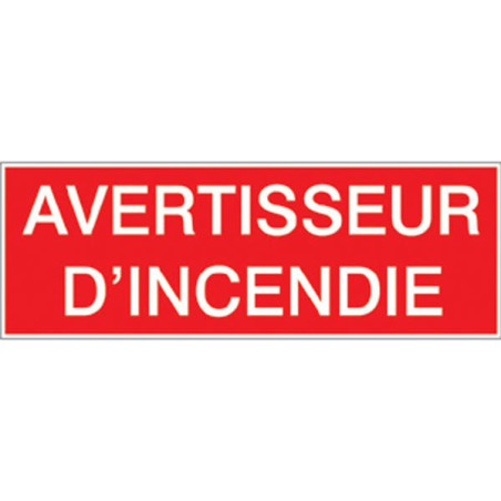 Etiquette Avertisseur d'incendie STF 1517S