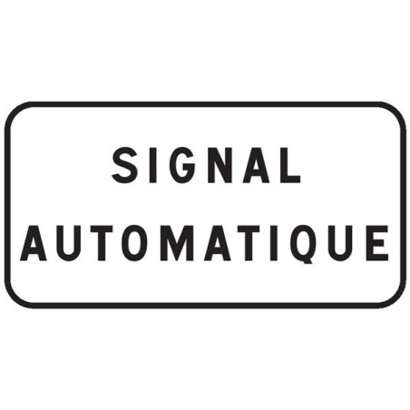 Panonceau Signal automatique - M9z