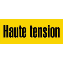160 Etiquettes adhésives Haute tension