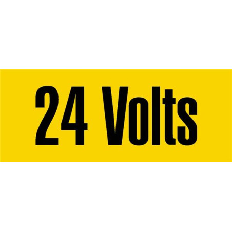 160 Etiquettes adhésives 24 Volts