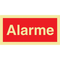 Panneau photoluminescent Alarme