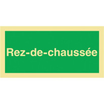 Panneau Rez-de-chaussée Photoluminescent Classe D 