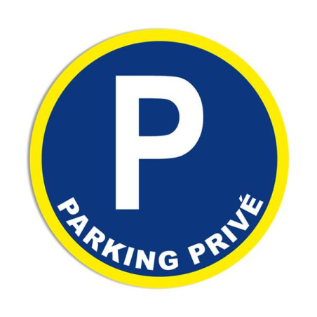 Panneau obligation Parking privé