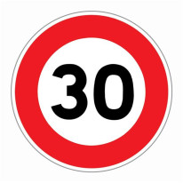 Panneau Limitation de vitesse 30 km/h - R31-30