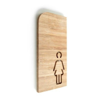 Plaque de Porte Toilettes Femmes - H 200 x Larg 97