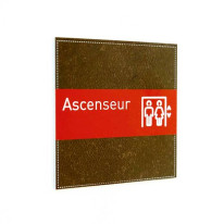 Plaque de Porte Ascenseurs - H110 x L110 mm - Gamm