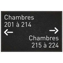 Panneau de direction - H 200 x L 300 mm - Gamme Bl
