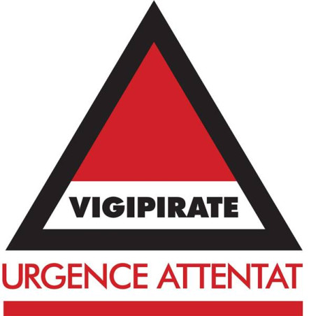 Panneau Vigipirate - Niveau Urgence Attentat