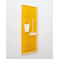 Plaque de Porte Pop Art® en plexi - Local techniqu