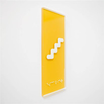 Plaque de Porte Pop Art® en plexi - Escaliers - Pi