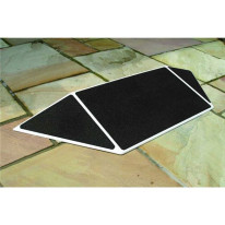 Rampe de seuil évasée en fibre de verre