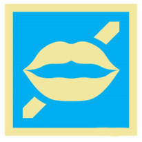 Panneau photoluminescent personne muette - PVC Cla