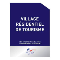 Panneau village résidentiel de tourisme