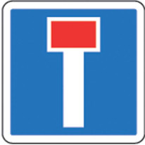 Panneau Temporaire Chemin Sans Issue - CK13a