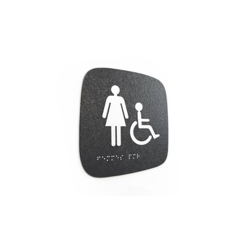 Signalisation Touchy® Square WC PMR Femme- Direct Signalétique
