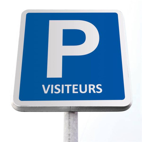 Panneau de stationnement – Parking réservé aux vis Panneau de stationnement – Parking réservé aux vis