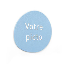 Signalétique Touchy® Disk - Pictogramme personnali