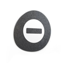 Signalétique Touchy® Disk - Picto Sens interdit -