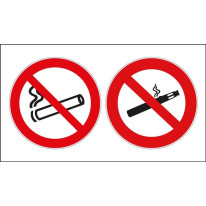 Pictos interdiction de fumer et de vapoter