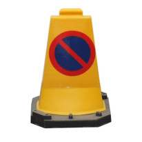 Cone plat de signalisation anti-stationnement 500 