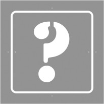 Pochoir avec Pictogramme Personnalisé