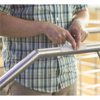 Manchon Arrondi pour Rampe en Braille et Relief